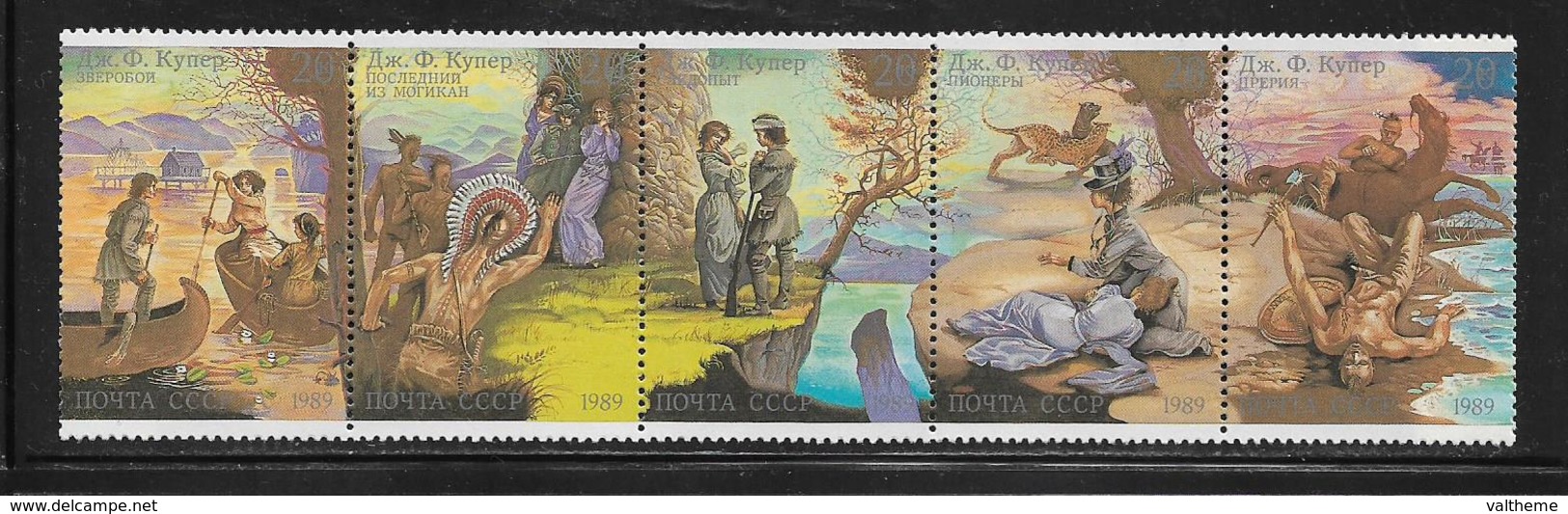 RUSSIE  ( EURU8 - 434 )   1989  N° YVERT ET TELLIER  N° 5684/5688  N** - Neufs