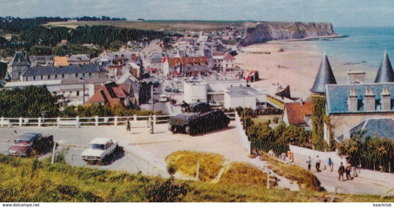 Arromanches: CITROËN DS, SIMCA 1501, CHAR / TANK - Musée Et Plages Du Débarquement / Landing Beaches, Museum - Voitures De Tourisme