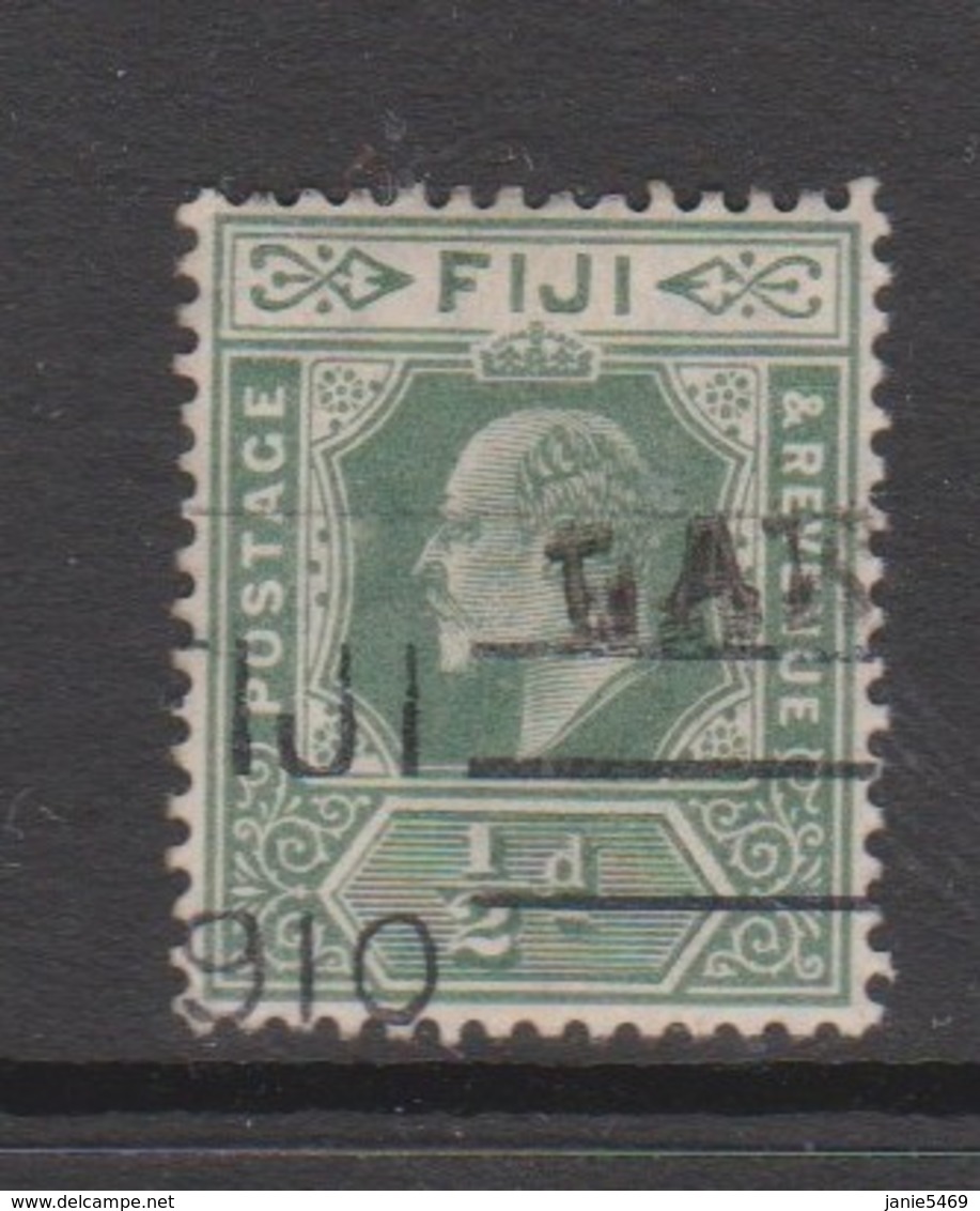 Fiji SG 126 1912 King George V Half Penny Green,used - Fiji (1970-...)