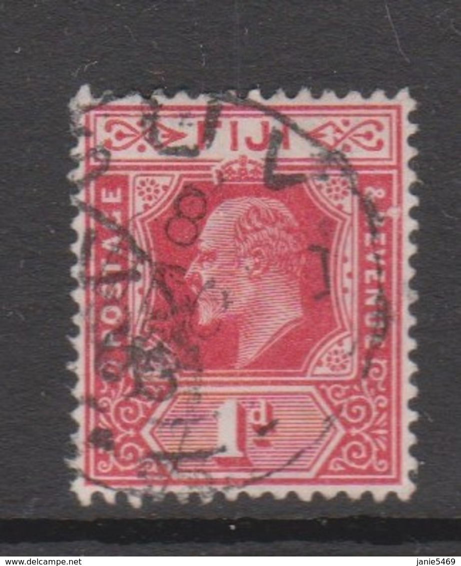 Fiji SG 127 1916 King George V One Penny Red,used - Fiji (1970-...)