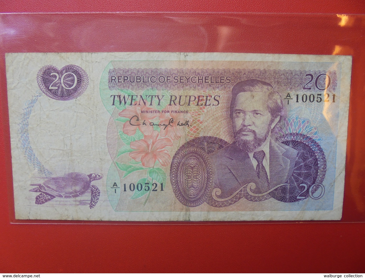 SEYCHELLES 20 RUPEES 1977 CIRCULER (B.6) - Seychelles