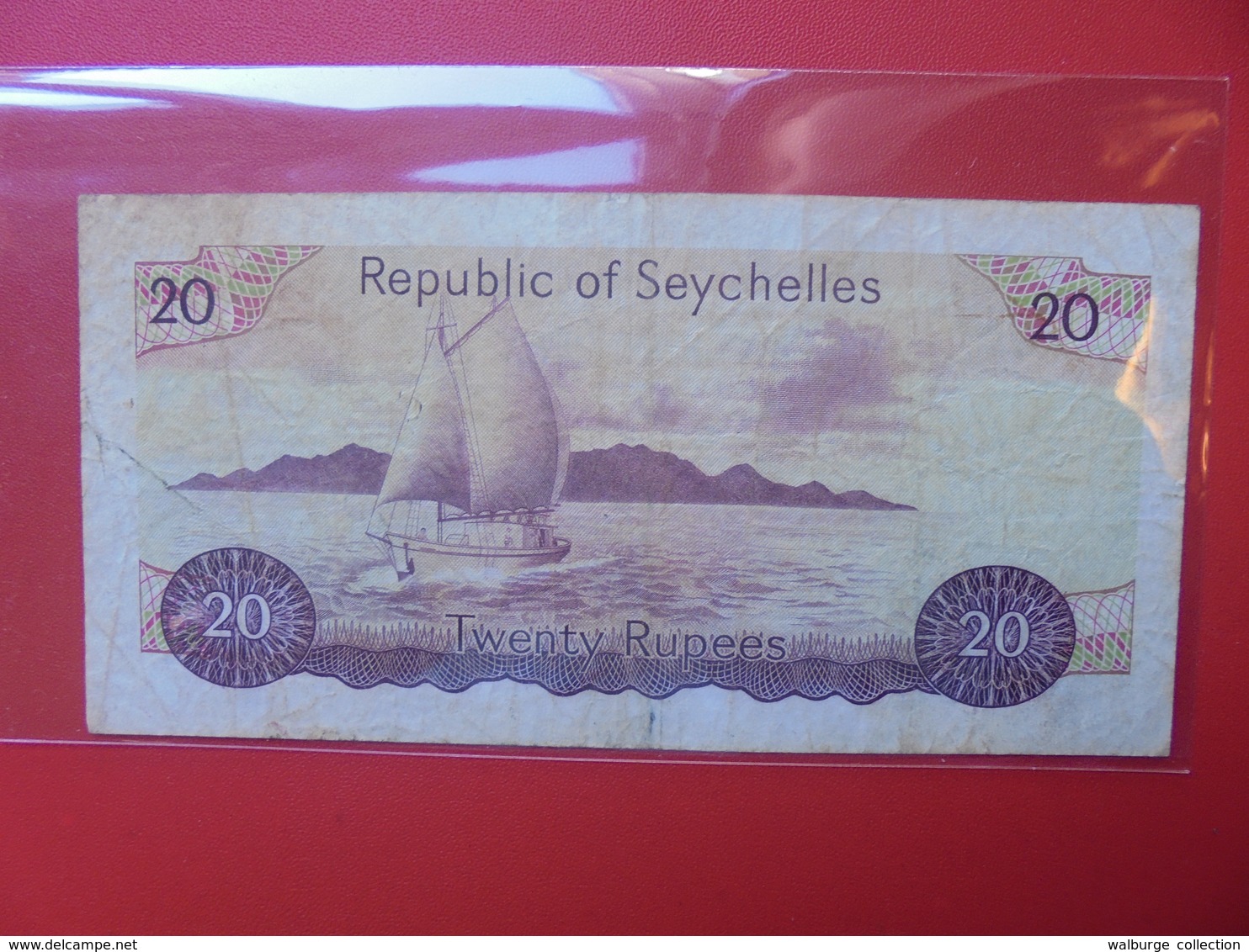 SEYCHELLES 20 RUPEES 1977 CIRCULER (B.6) - Seychelles