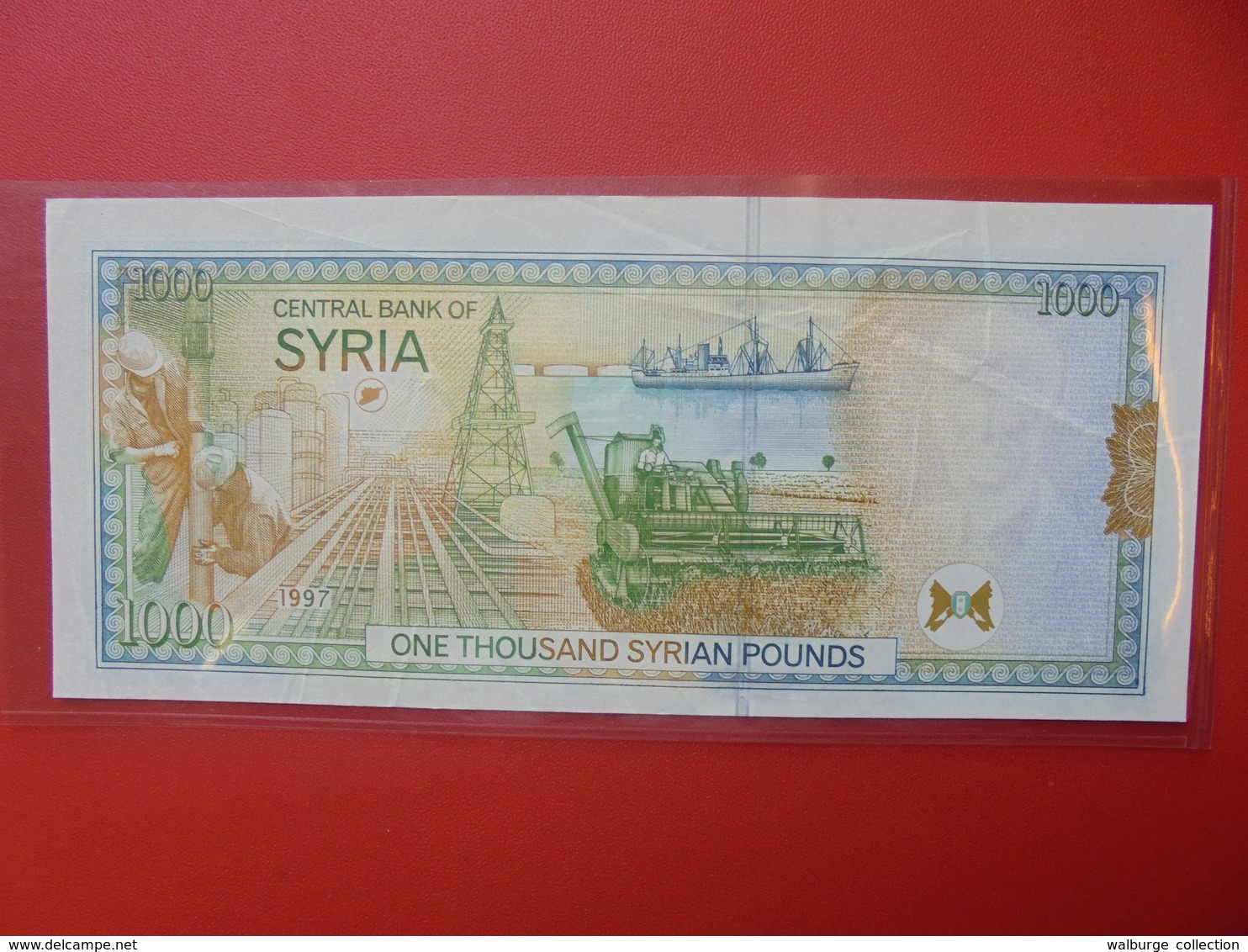 SYRIE 1000 POUNDS 1997 CIRCULER (B.6) - Syrien