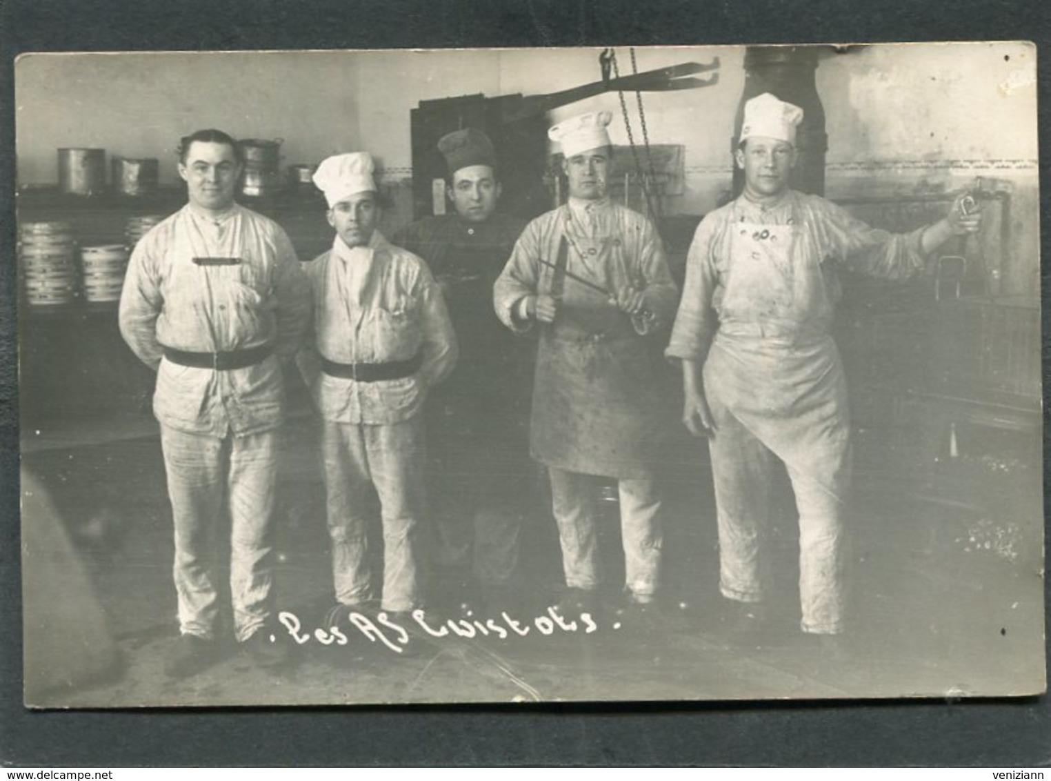 Carte Photo - Militaires - Les As Cuistots - Personnages