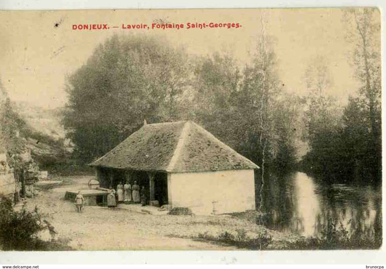 DONJEUX  Lavoir Fontaine Saitn Georges - Autres & Non Classés