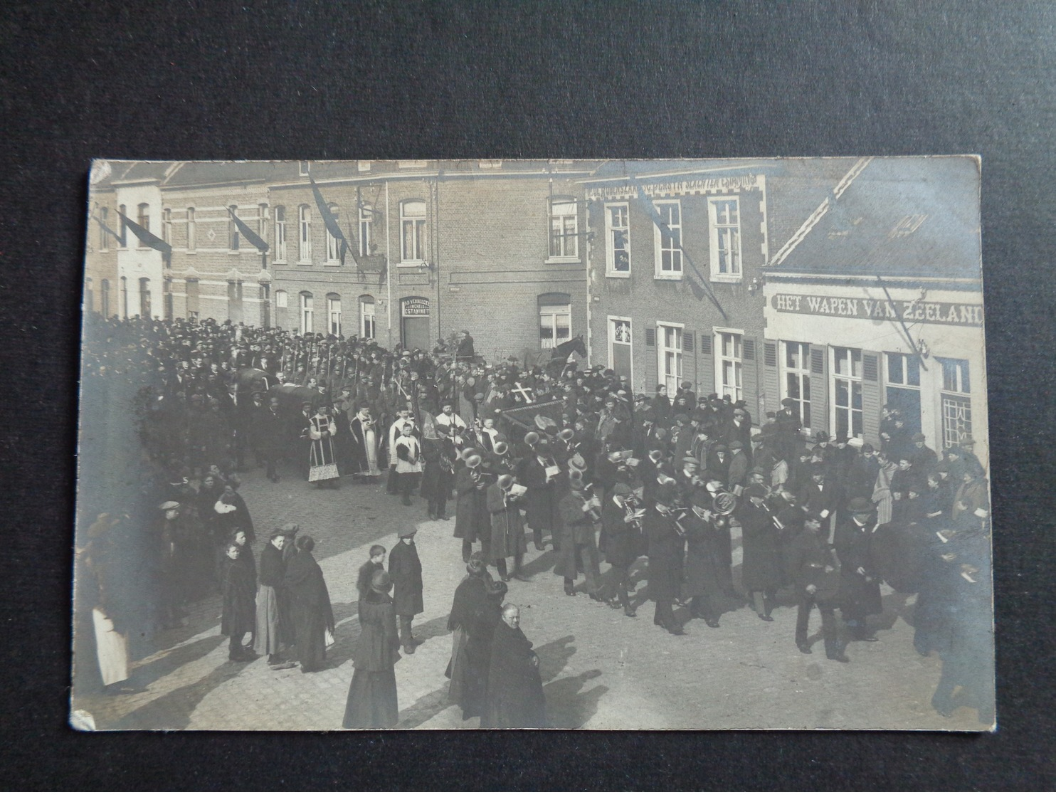 Belgique  België  ( 241 )    Moerbeke   Carte Photo   Fotokaart Van Begrafenis *** ZEER ZELDZAAM *** - Moerbeke-Waas