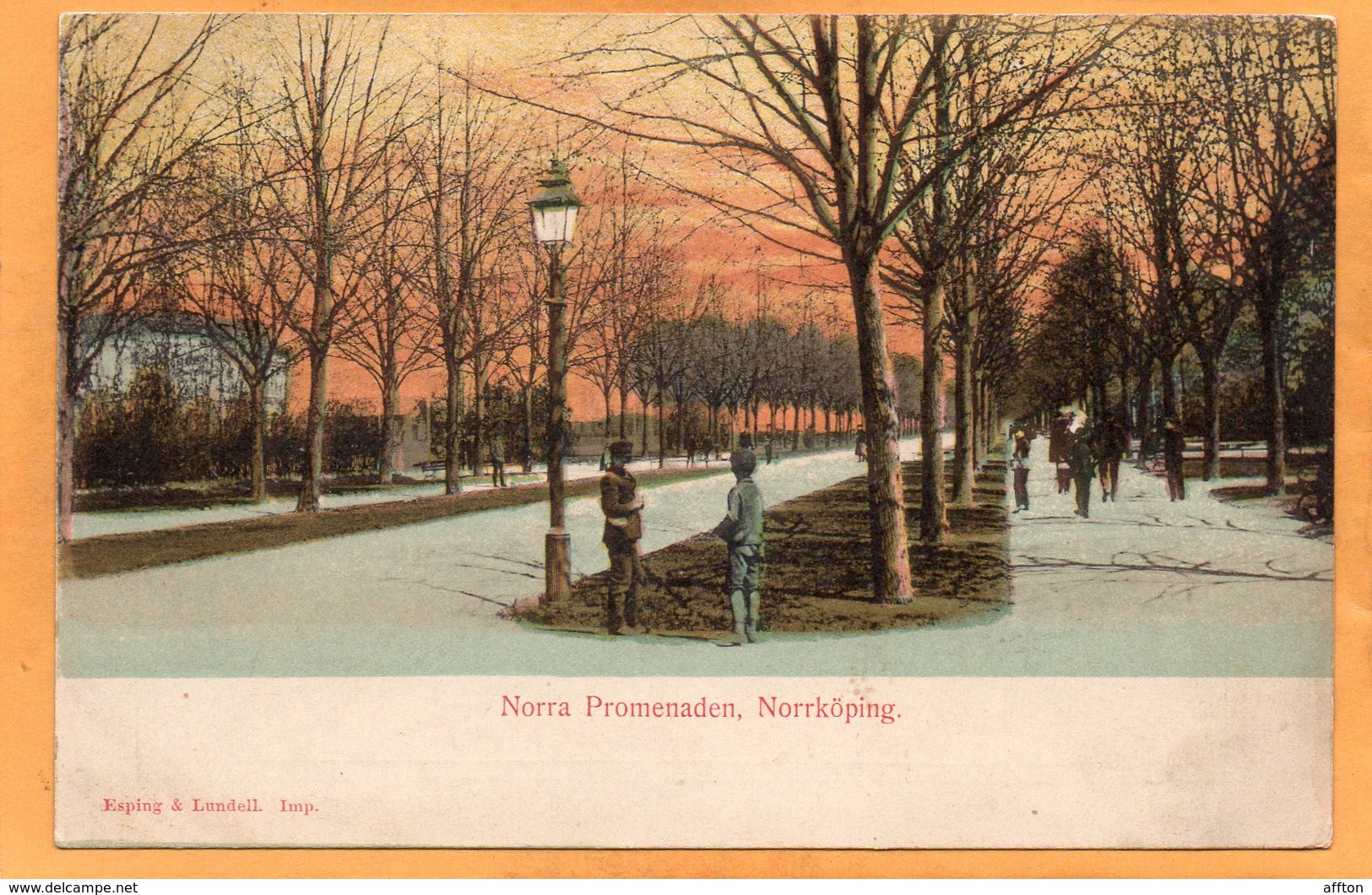 Norrkoping Sweden 1905 Postcard - Sweden