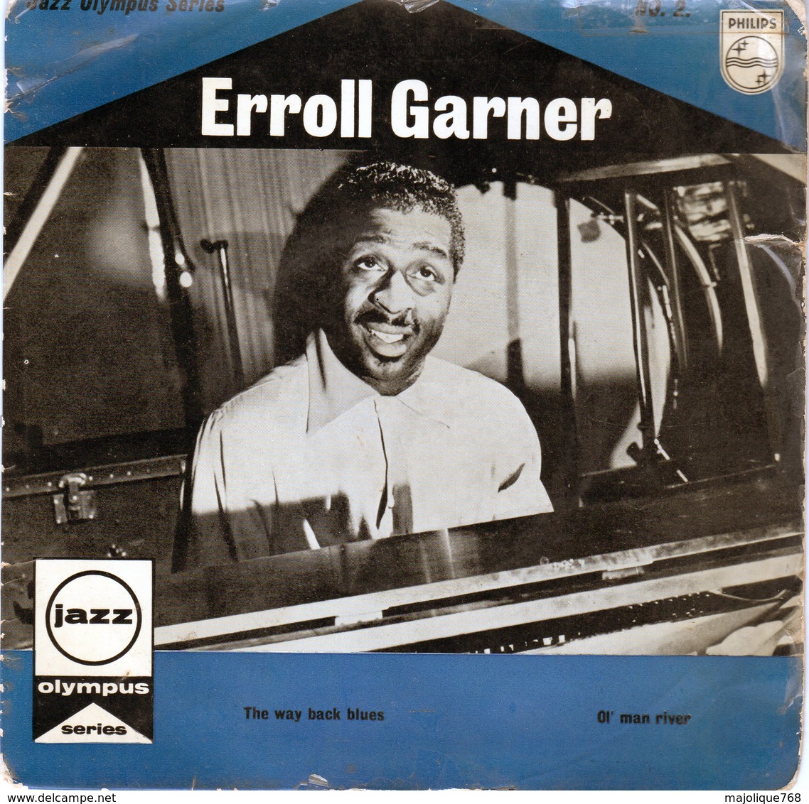 Erroll Garner N°2 - The Way Back Blues - Ol' Man River - Philips BBE 12270 - 1959 - Jazz