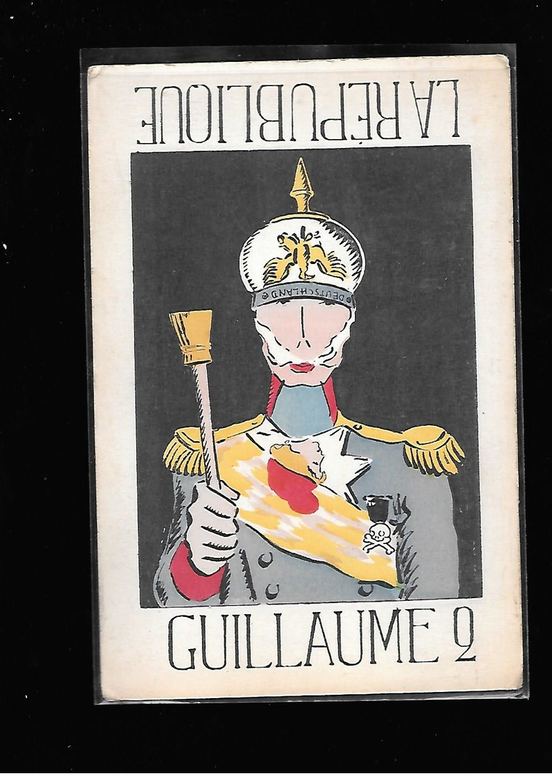 C.P.A. ILLUSTREE ... CARICATURE GUILLAUME 2 - War 1914-18