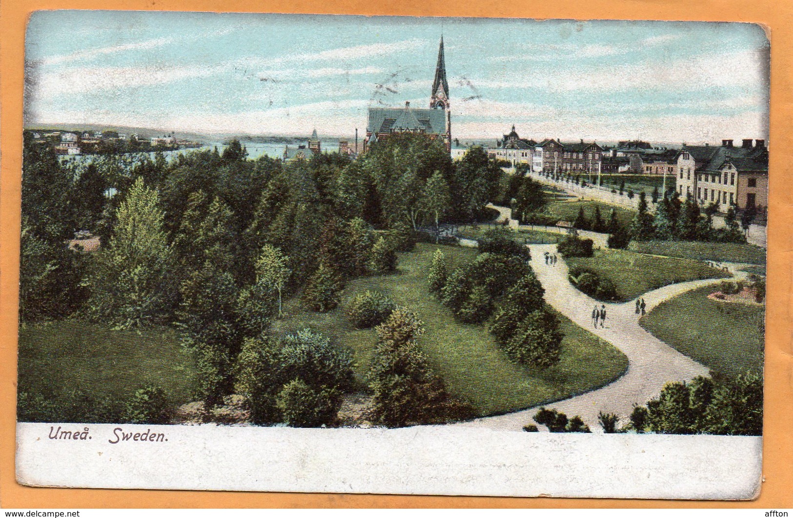 Umea Sweden 1905 Postcard - Sweden