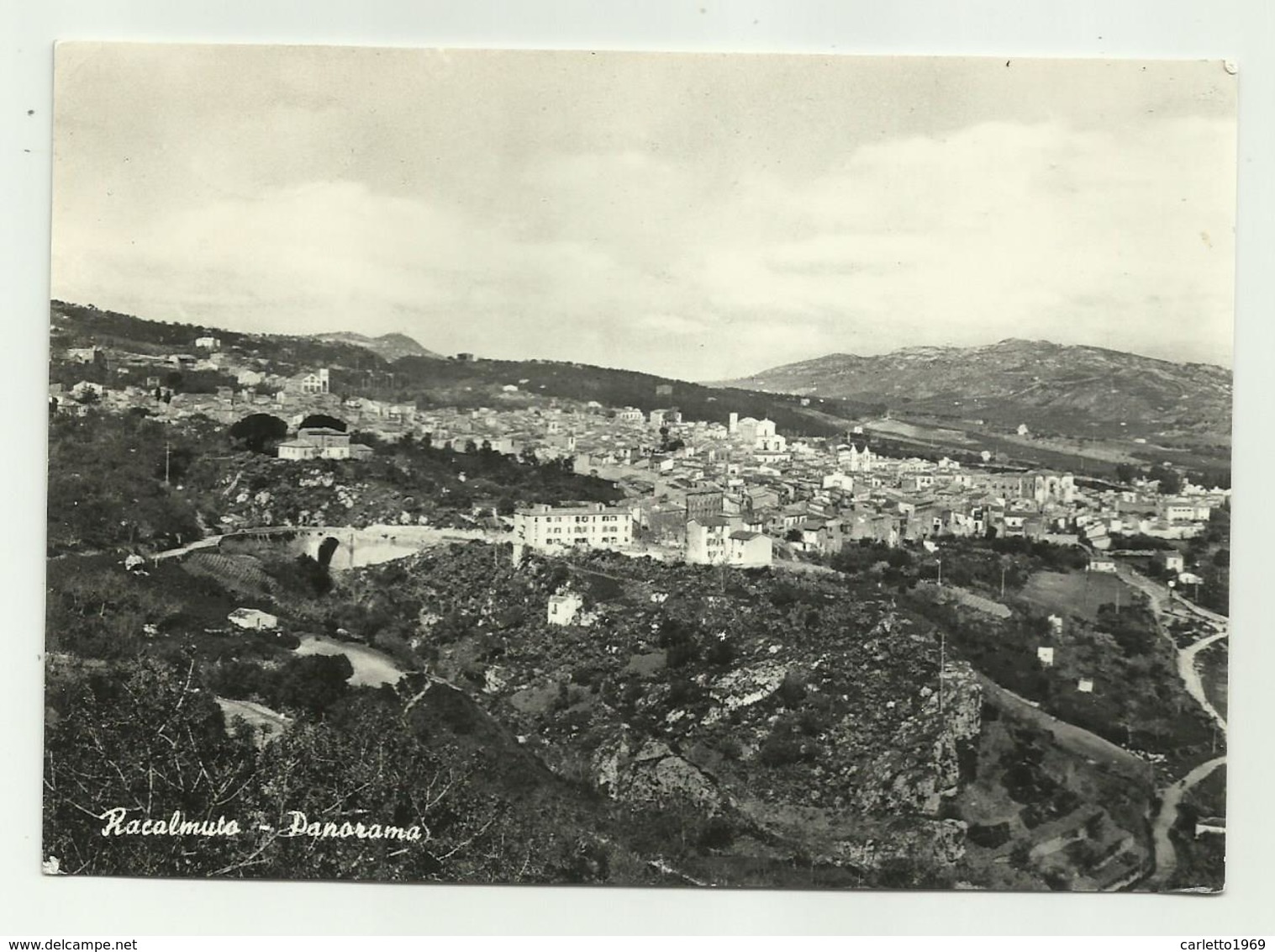 RACALMUTO - PANORAMA   VIAGGIATA FG - Agrigento