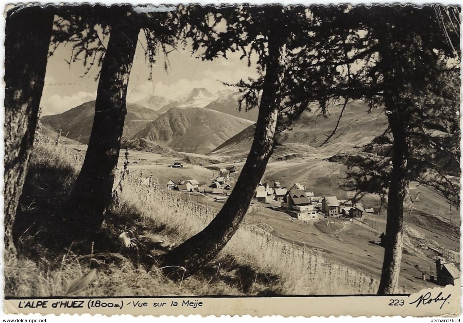 74 L'alpe D'huez  Vue Sur La Meije - Autres & Non Classés