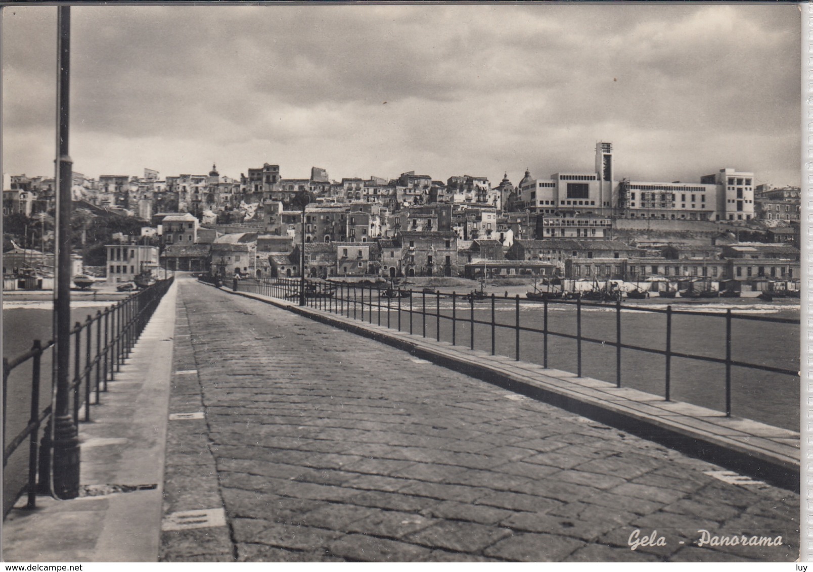 GELA -  Panorama   1950 Er - Caltanissetta