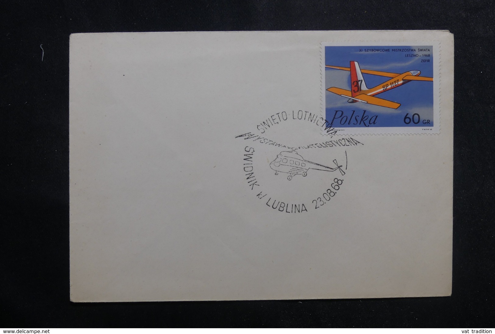 POLOGNE - Enveloppe Par Hélicoptère En 1968 - L 41360 - Covers & Documents