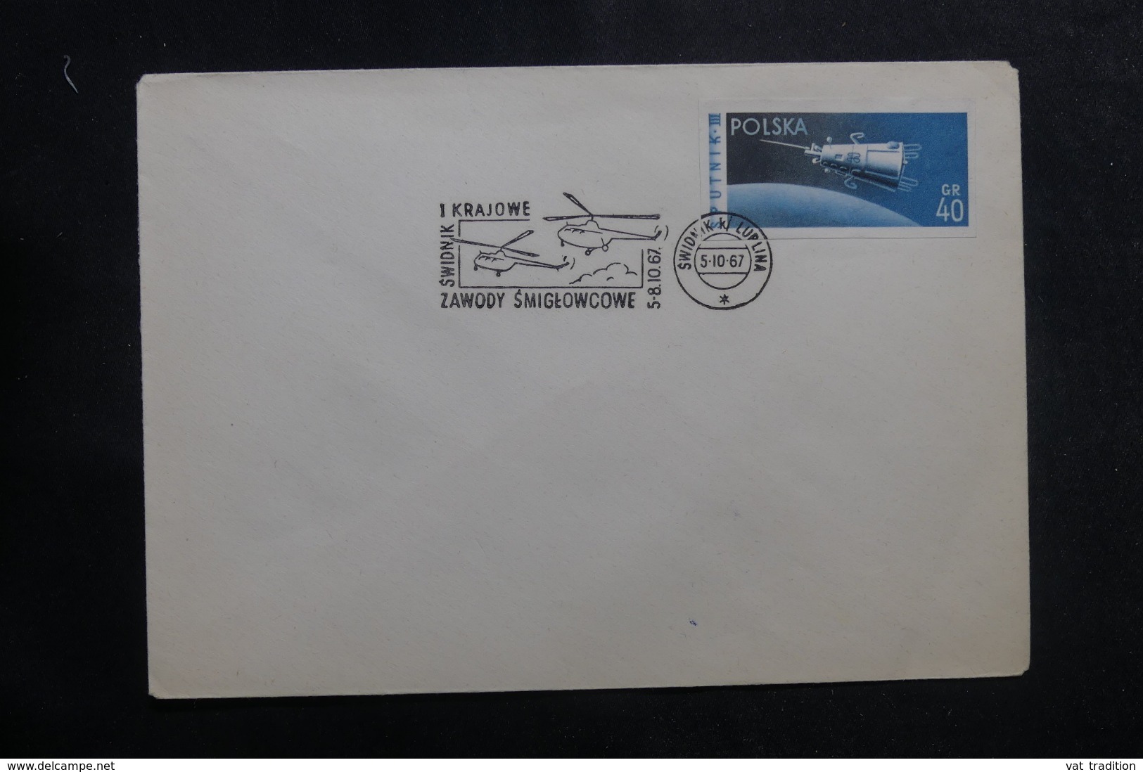 POLOGNE - Enveloppe Par Hélicoptère En 1967 - L 41361 - Briefe U. Dokumente
