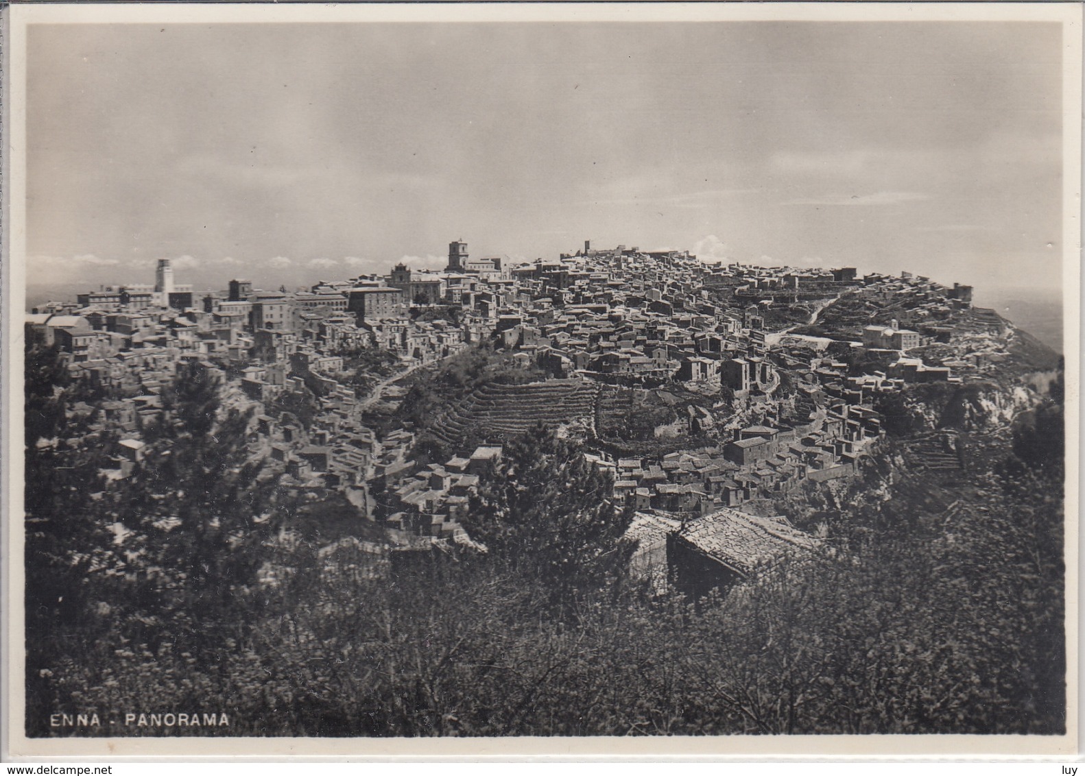 ENNA - Panorama  1950 Er - Enna