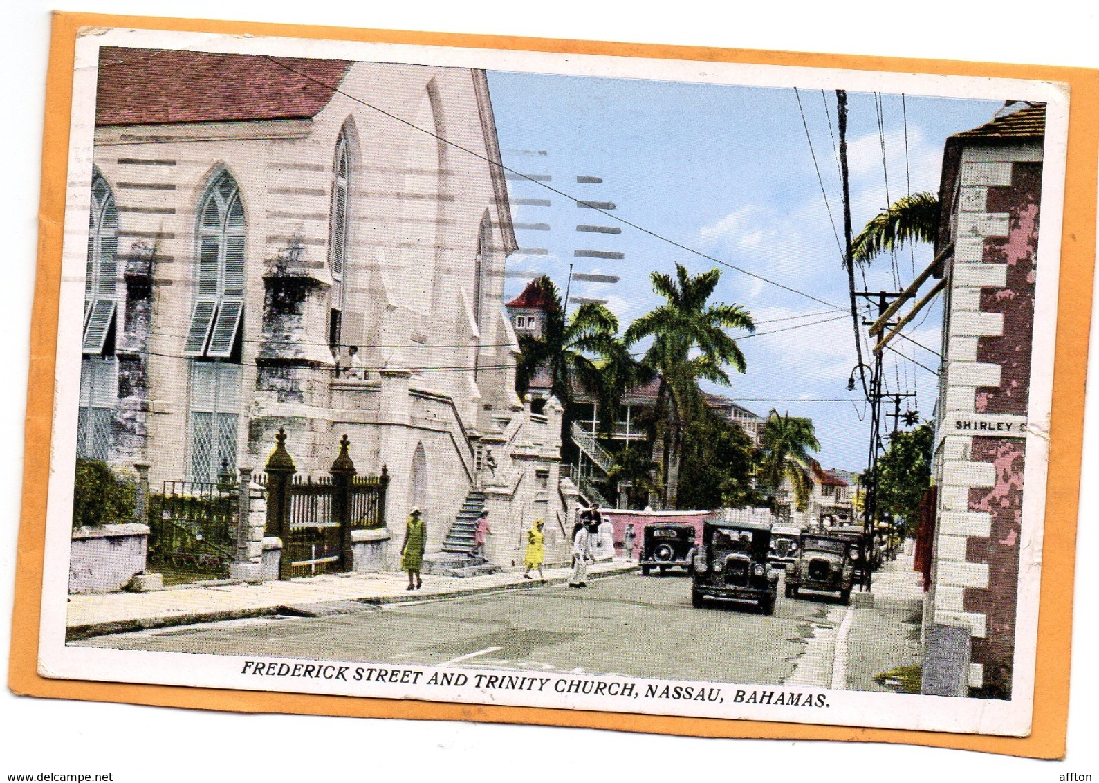 Nassau Bahamas 1938 Postcard Mailed - Bahamas