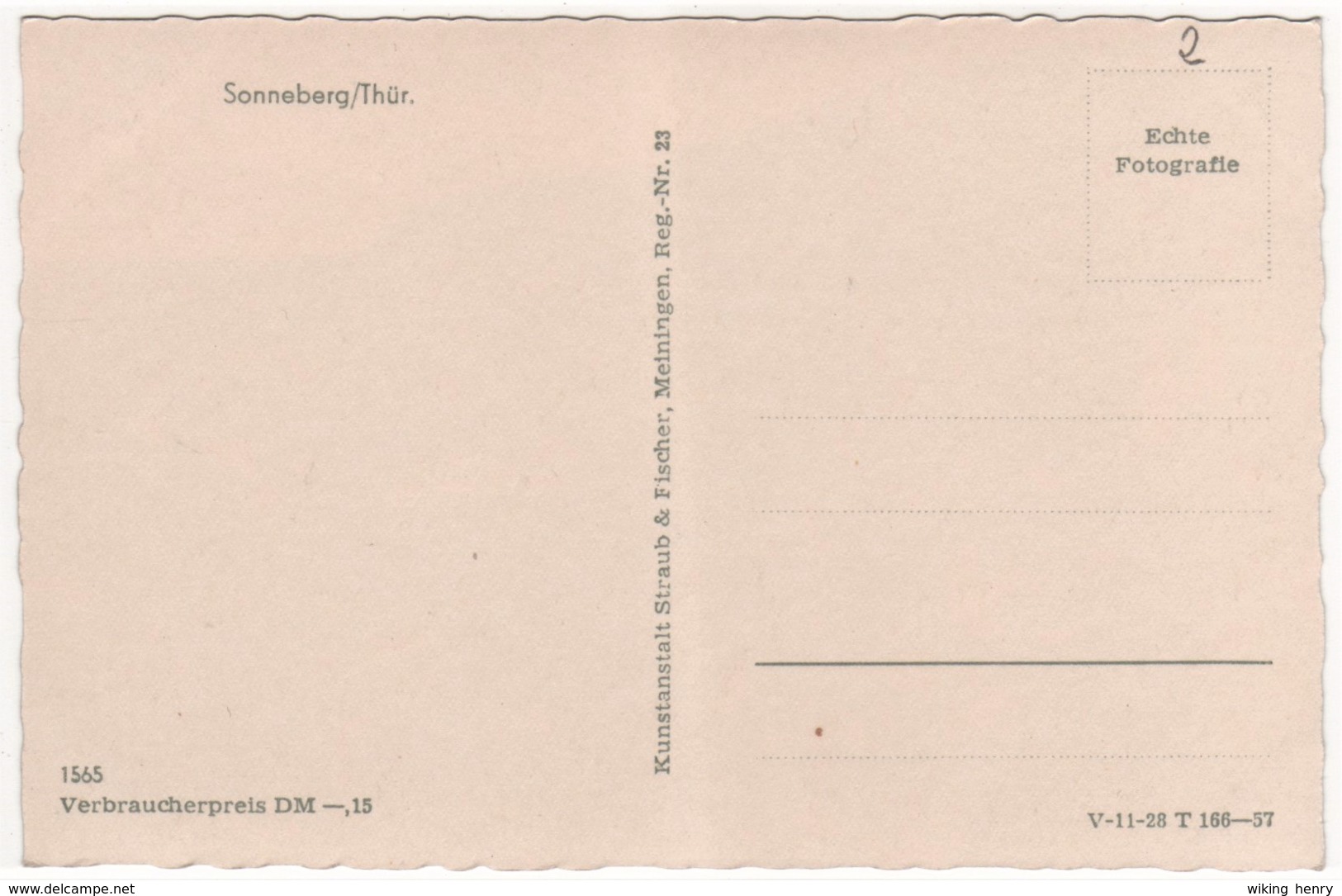 Sonneberg - S/w Ortsansicht 1 - Sonneberg