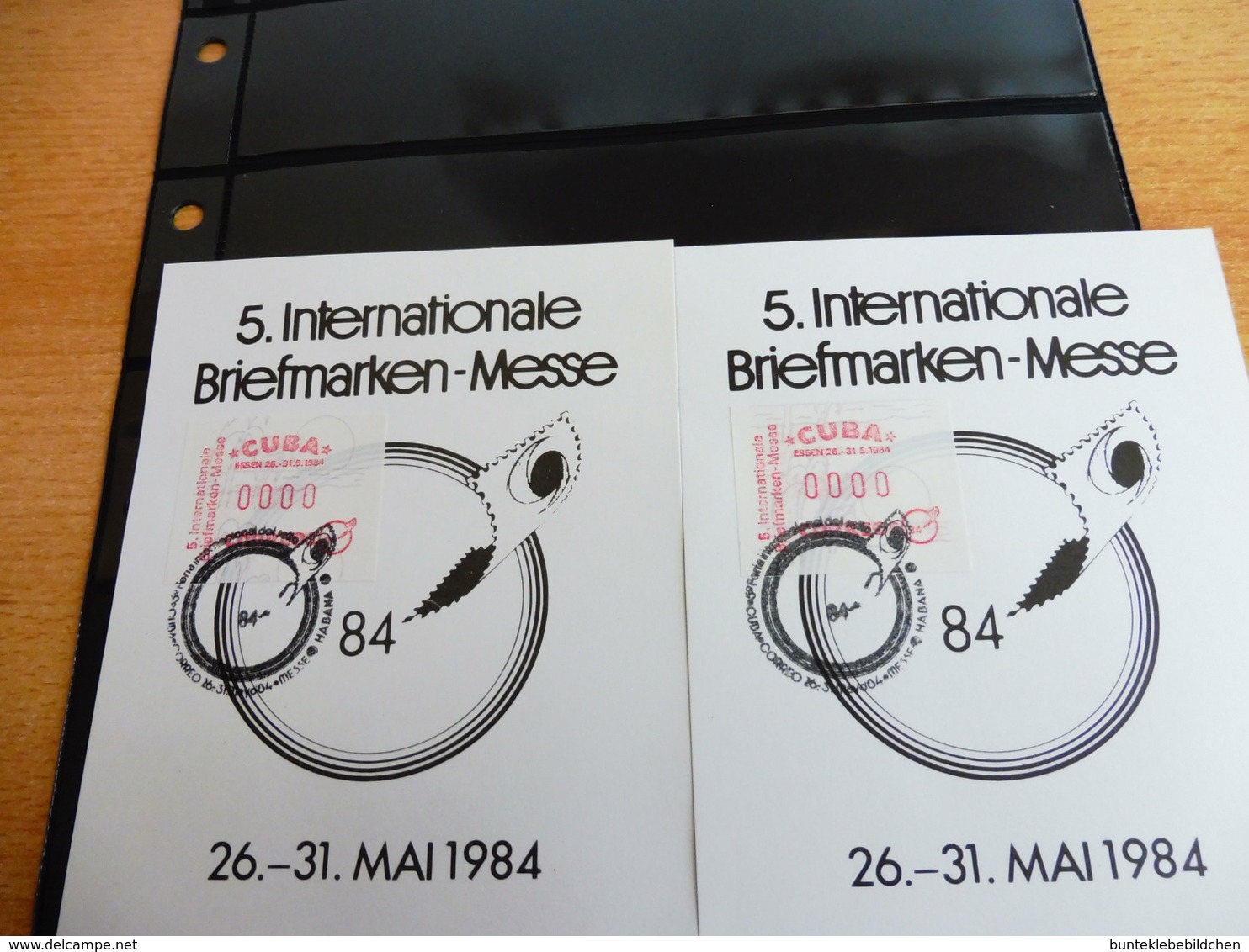 Cuba Automatenmarken - - - - 5. Internationale Essen 1984 - Franking Labels