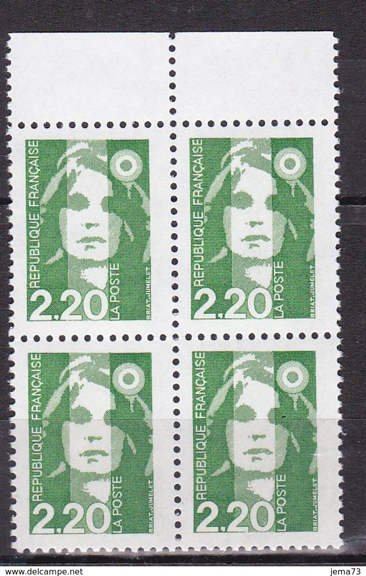 N° 2714 Type Marianne Du Bicentenaire: Beau Bloc De 4 Timbres Neuf Impeccable Sans Charnière - Neufs