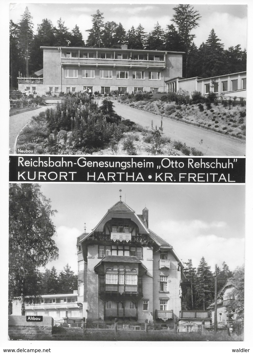 8217  HARTHA  (Kr. FREITAL)  - REICHSBAHN-GENESUNGSHEIM "OTTO REHSCHUH)  1982 - Hartha