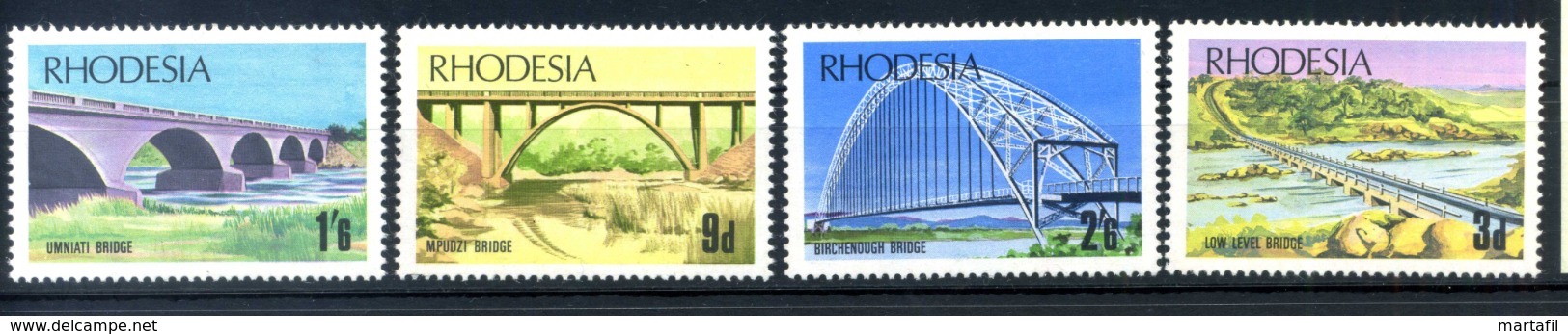 1969 RHODESIA SET MNH ** - Rhodésie (1964-1980)