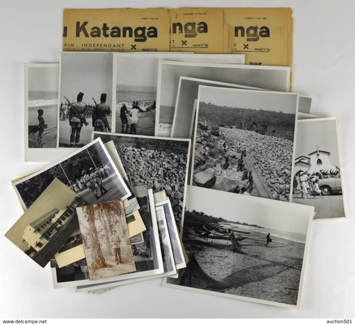 28681g Congo Et Katanga – Photographies Ensemble De 32 Photos Légendées Des Années 1950 - 1960 - Africa