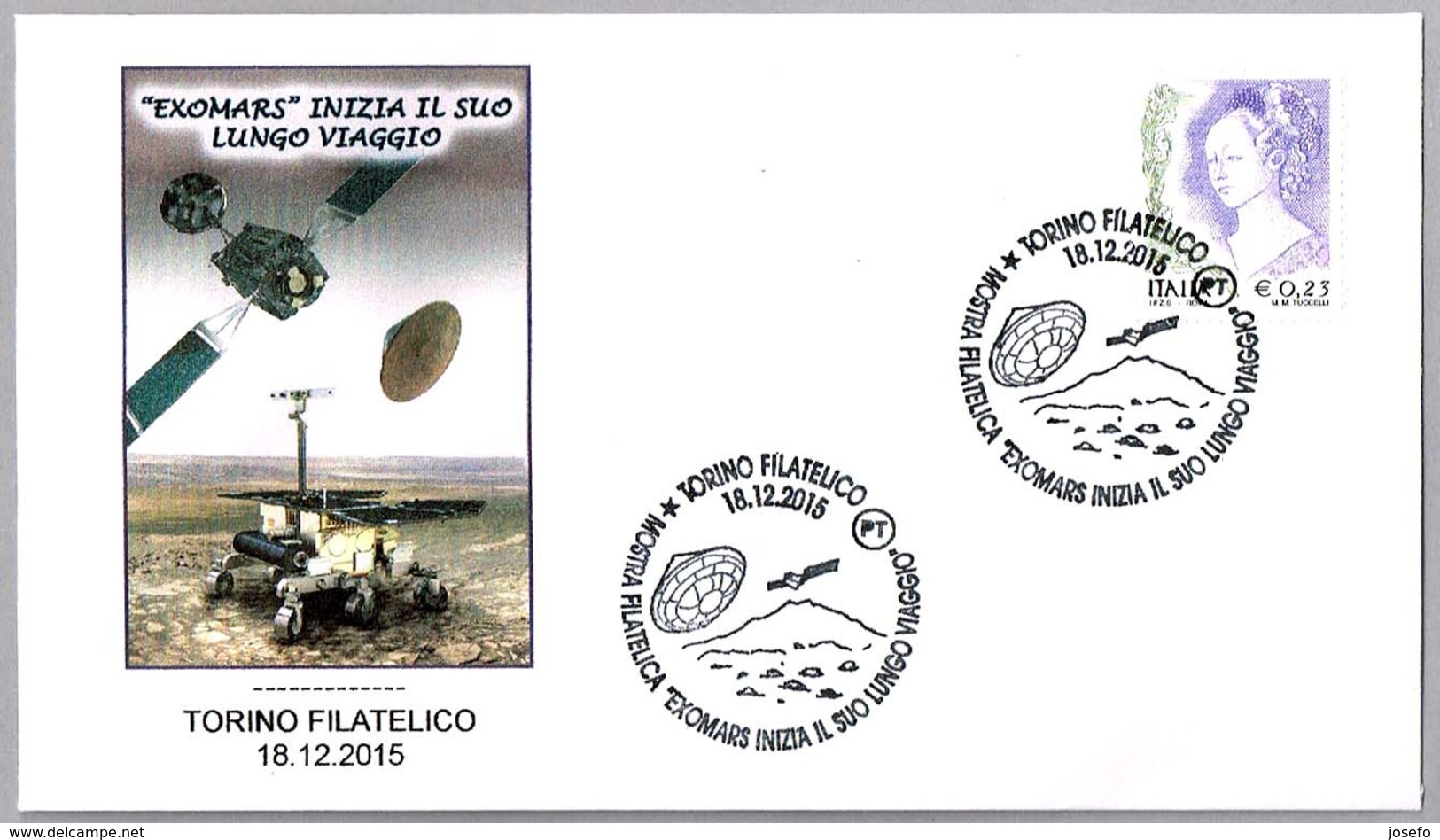 EXOMARS INICIA EL VIAJE A MARTE - EXOMARS Starts Its Journey To Mars. Torino 2015 - Europa