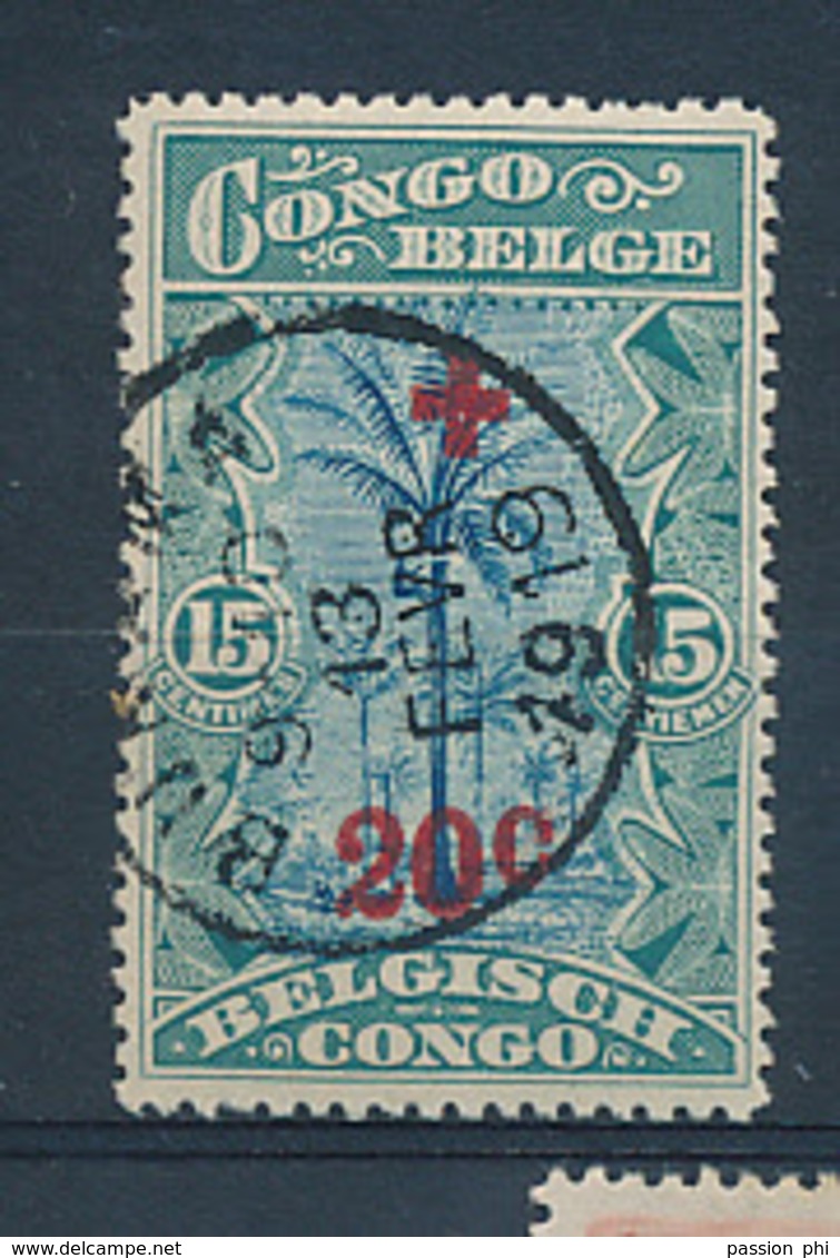 BELGIAN CONGO 1918 ISSUE COB 74 USED - Gebraucht