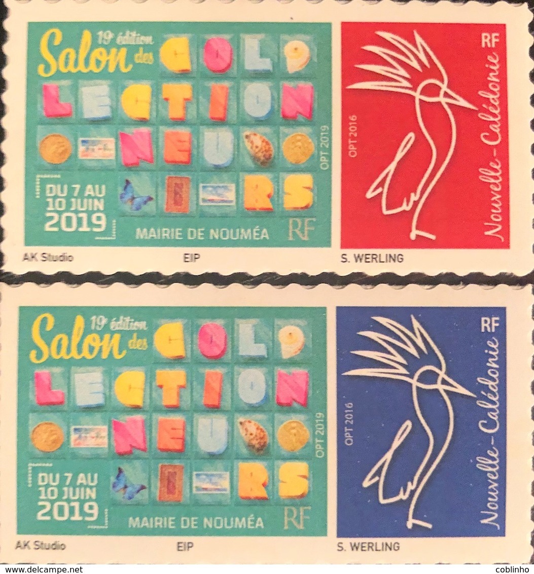 NOUVELLE CALEDONIE (New Caledonia)- Timbre Personnalisé - OPT - 2019 - Salon Collectionneurs Nouméa - Unused Stamps