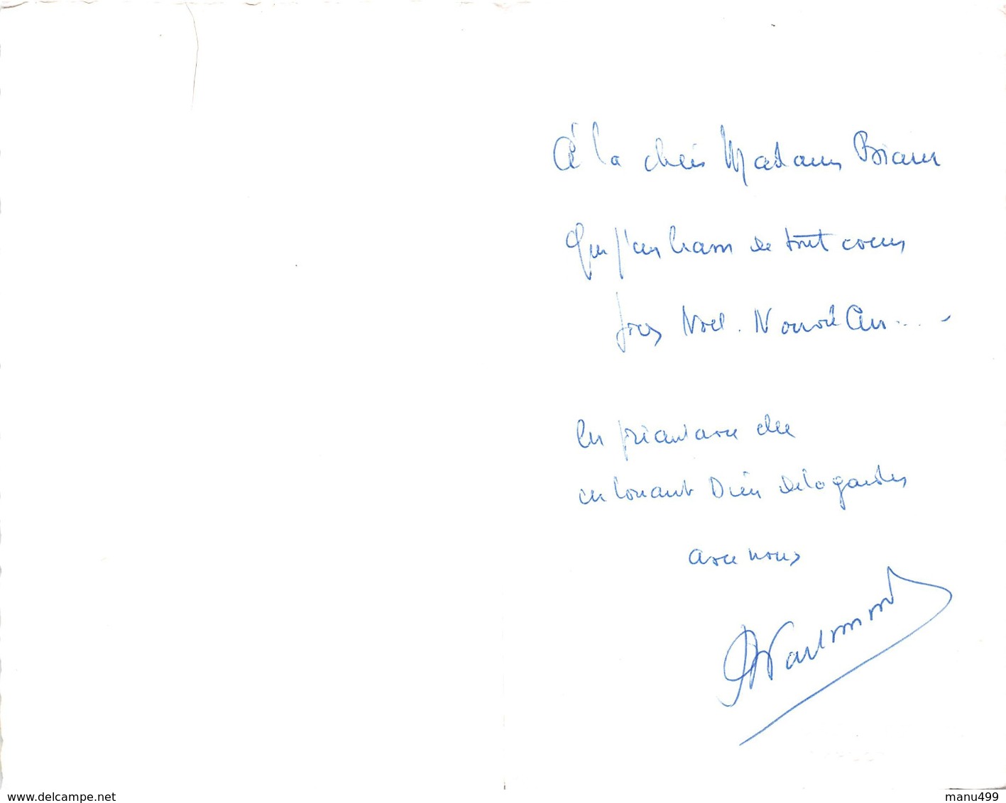 Tournai Ste Marguerite, Carte Double Signée Jules Messiaen En Façade - Tournai