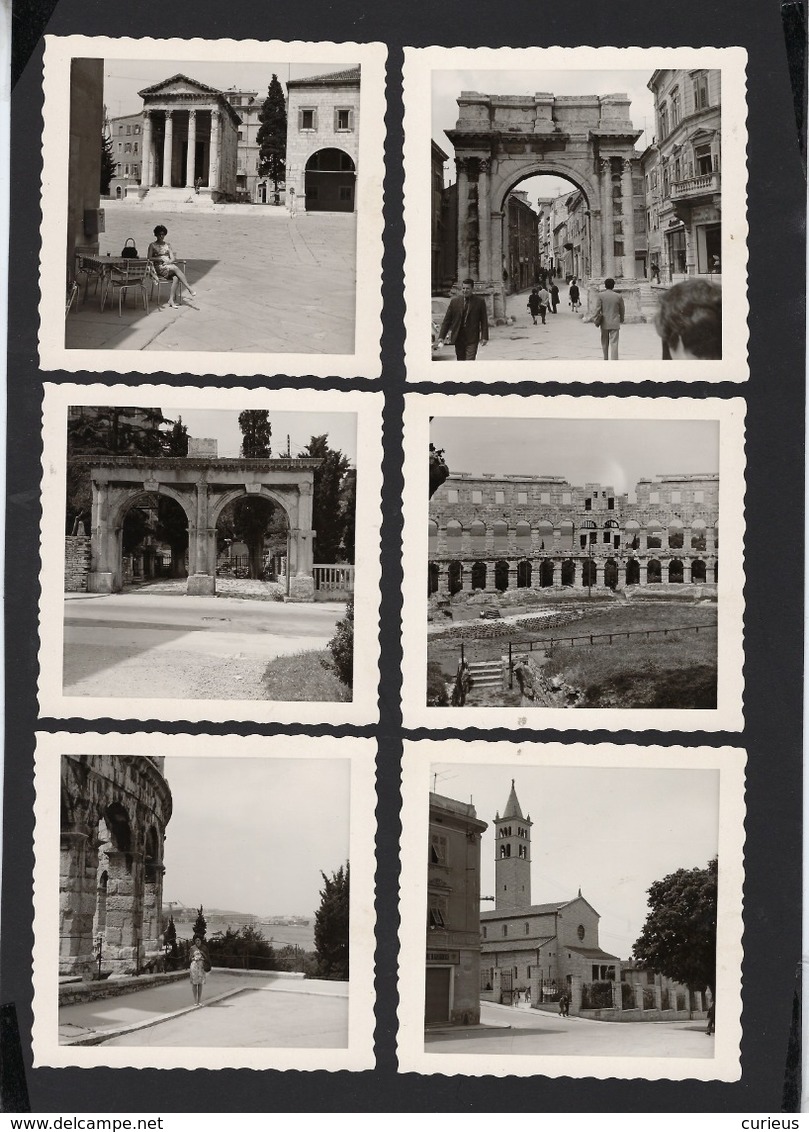 KROATIE * CROAZIA * CROATIA * PULA * POLA * 23 SNAPSHOTS * 9 X 9 CM * SCANS - Orte