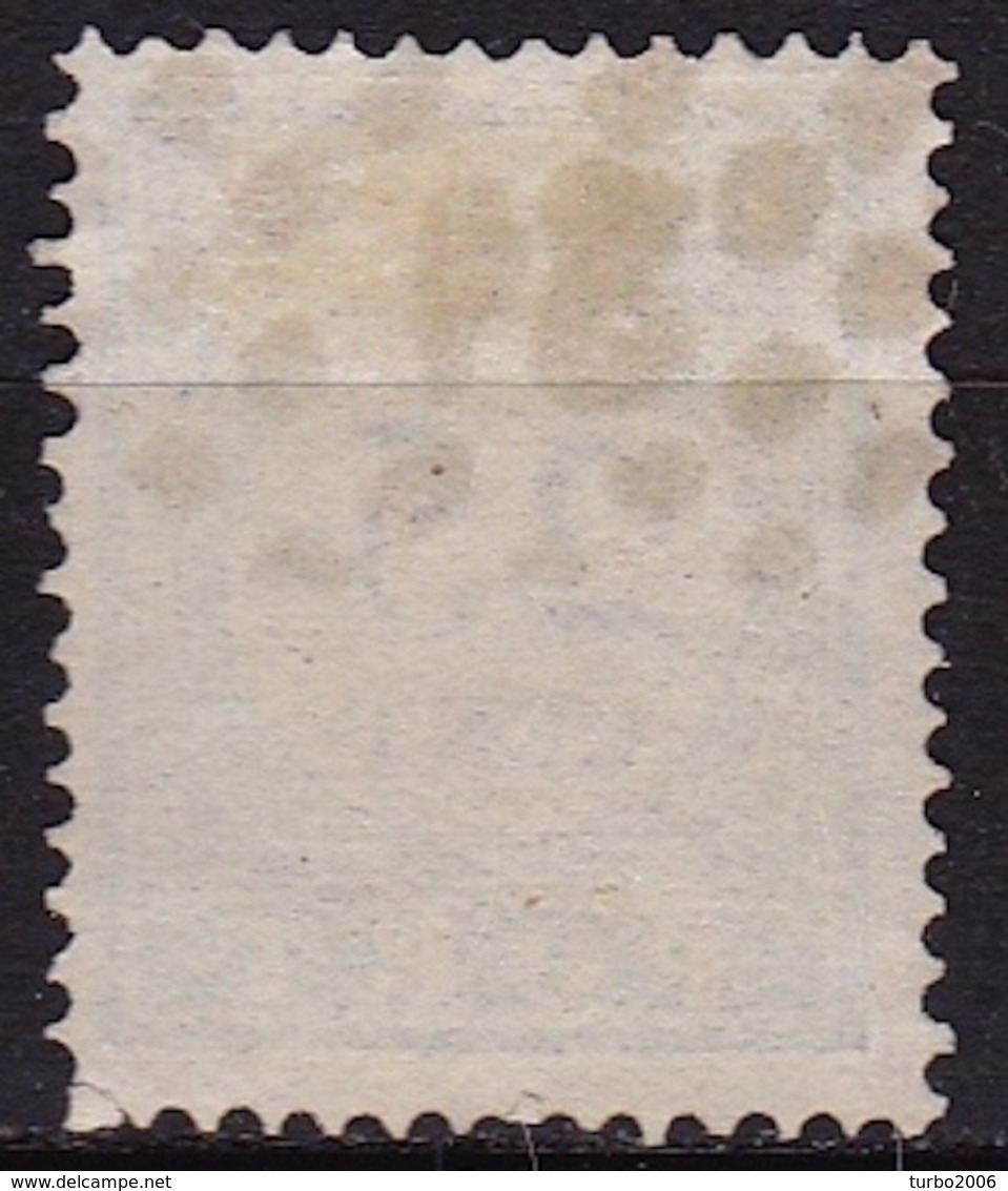 Puntstempel 31 (Driebergen) Op 1881-1887 Portzegels Lichtblauw / Zwart Cijfer : 25 Cent NVPH  P 11 A I - Postage Due