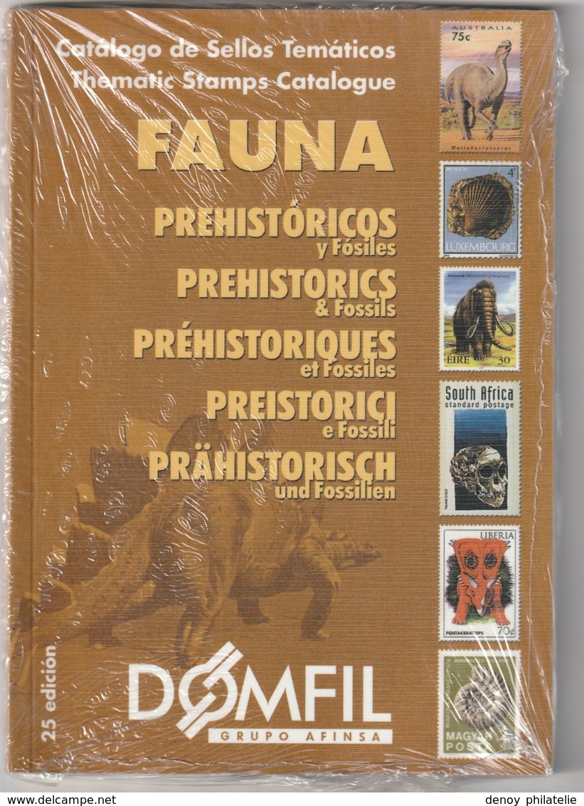 Catalogue Domfil Thematique Prehistoriques Et Fossiles  Neuf - Thema's