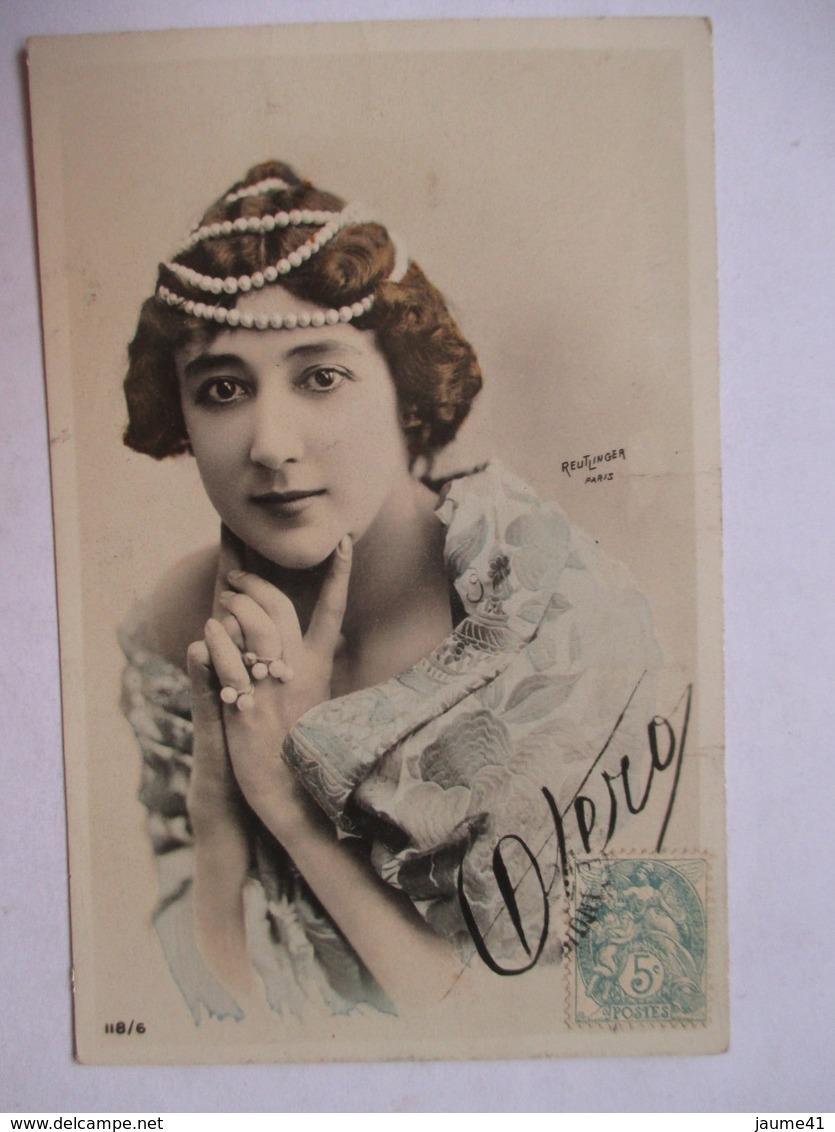 OTERO               PHOTO   REUTLINGER         AUTOGRAPHE        TTB - Artistes