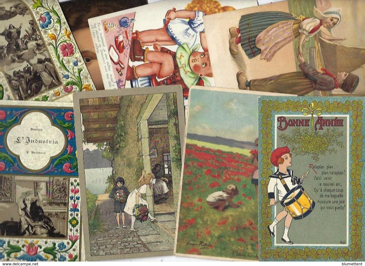 Lot 2077 De 10 CPA Illustrateurs Fantaisies Déstockage Pour Revendeurs Ou Collectionneurs - 5 - 99 Cartes