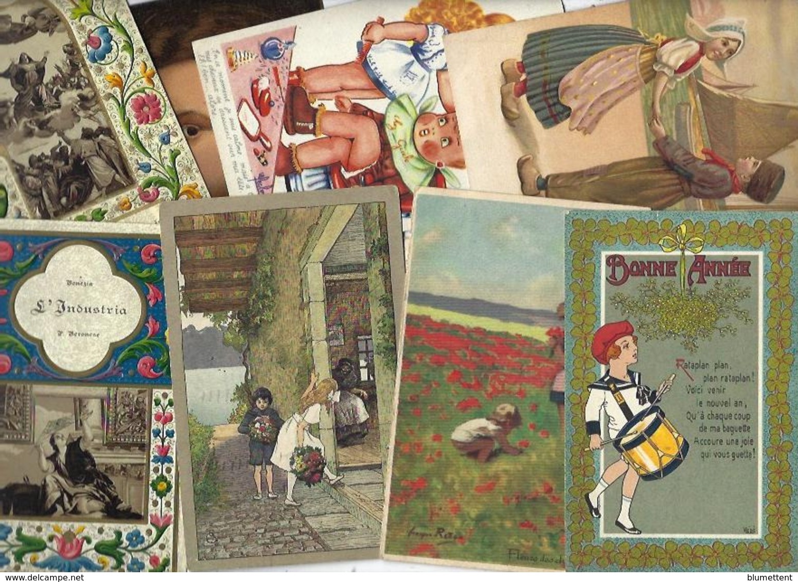 Lot 2077 De 10 CPA Illustrateurs Fantaisies Déstockage Pour Revendeurs Ou Collectionneurs - 5 - 99 Cartoline