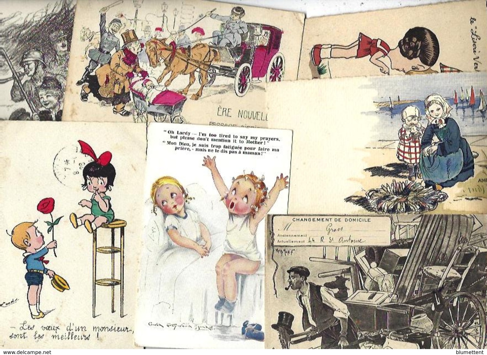 Lot 2080 De 10 CPA Illustrateurs Fantaisies Déstockage Pour Revendeurs Ou Collectionneurs - 5 - 99 Karten