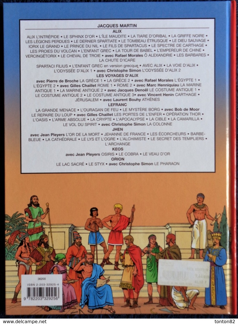 Jacques Martin - Marc Henniquiau - Les Voyages D'ALIX - POMPÉI ( 1 ) - Casterman - ( E.O. 2002) . - Alix