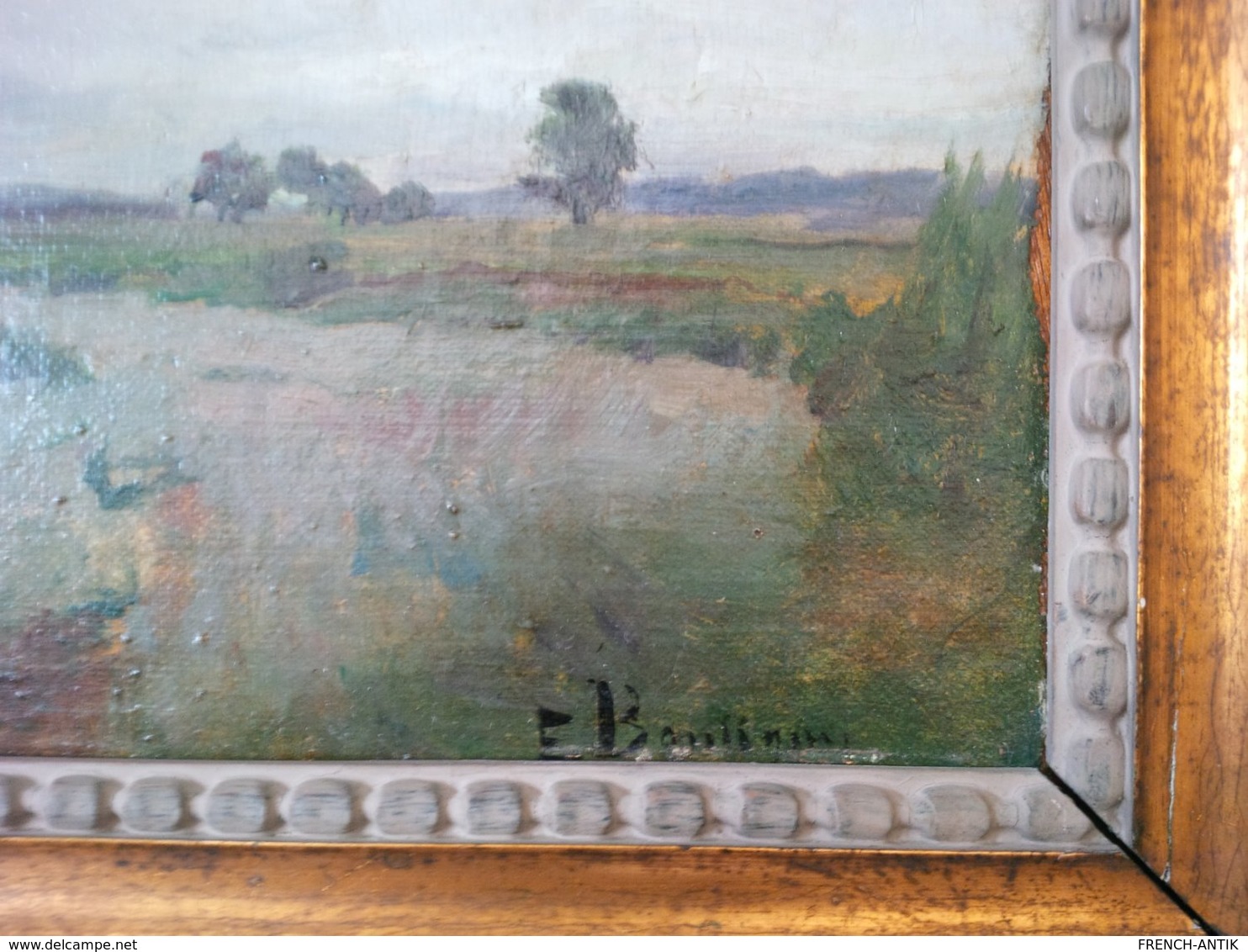 HUILE SUR PANNEAU PAYSAGE GRANDSIRE PIERRE EUGENE A CONFIRMER 1825 1905 - Huiles