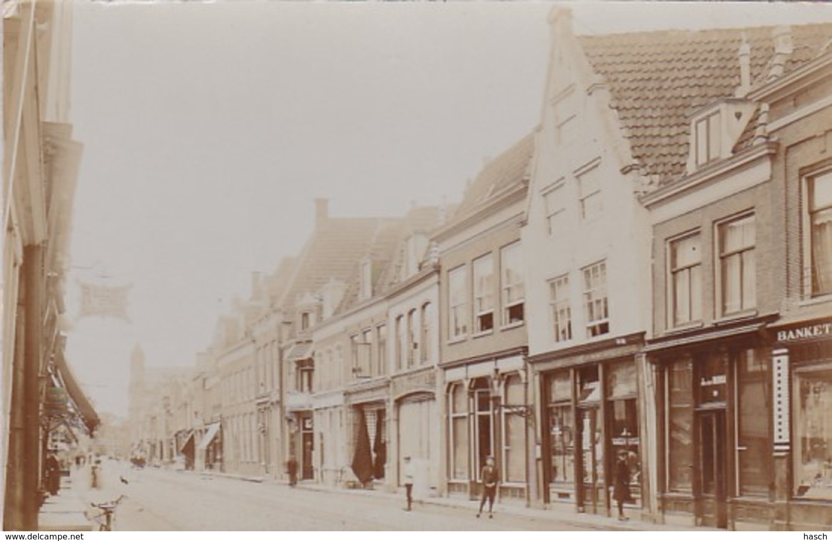 2604      292         Hoorn, Groote Noord (FOTO KAART) Met Links Uithangbord. R. Bossert, Stadshorloge - Hoorn