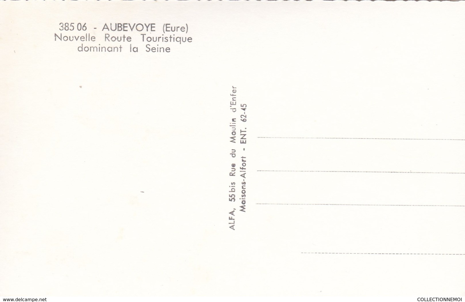 AUBEVOYE , "nouvelle Route Touristique"  VENDS 30 CARTES LES MEME "",lire Description Important , (( Lot 441 )) - Aubevoye