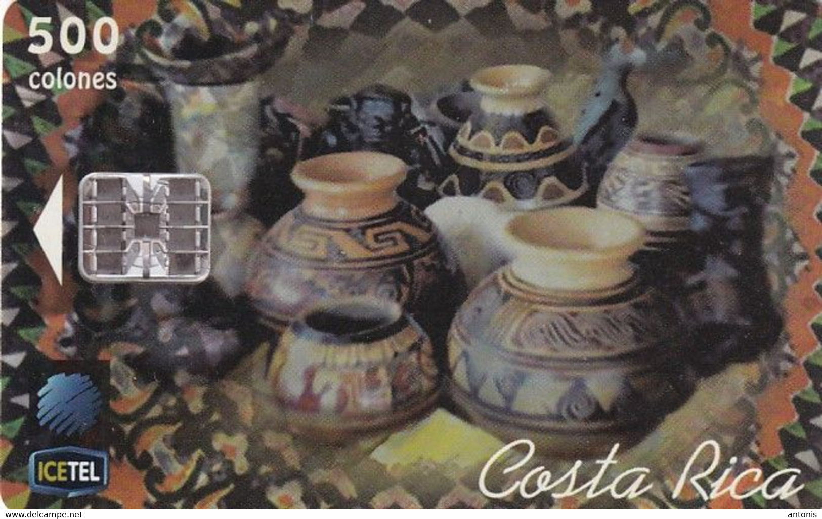 COSTA RICA - Pottery(2nd Edition), ICE Tel Telecard, CN : C94000346, 05/99, Used - Costa Rica