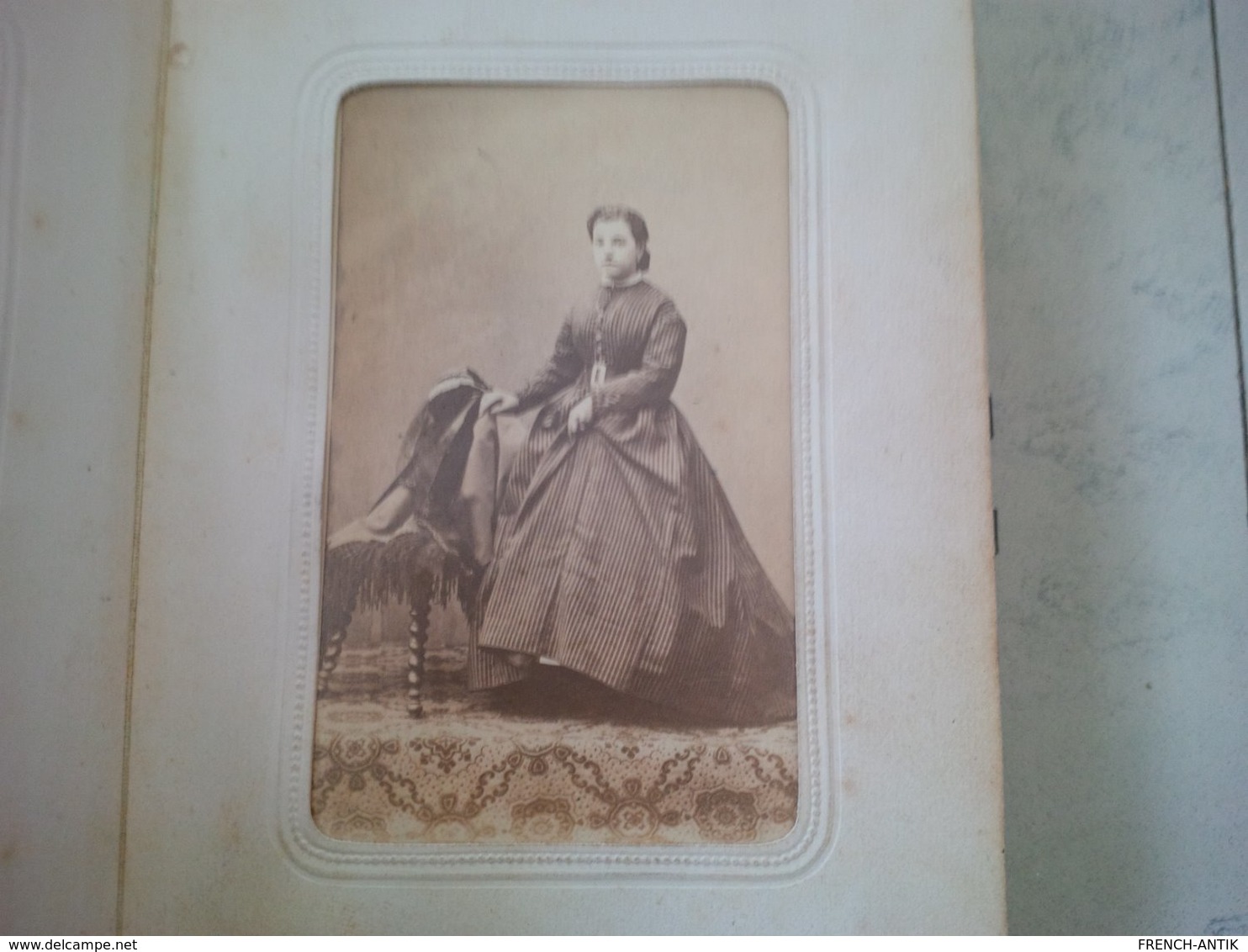 BELLE ALBUM PHOTO CDV 1866 PHOTOGRAPHE OGEE LYON