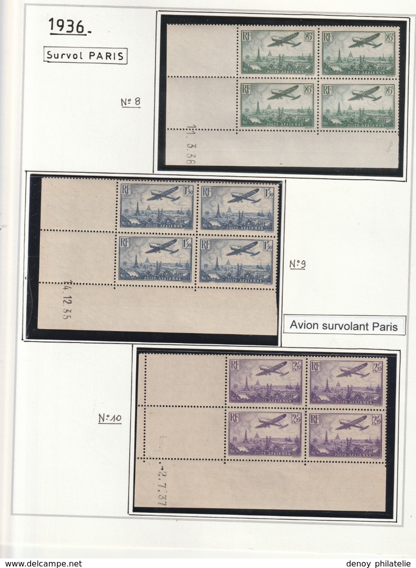 France Coins Daté Poste Aérienne N° 8 A 13 Sana Charniére** - Poste Aérienne