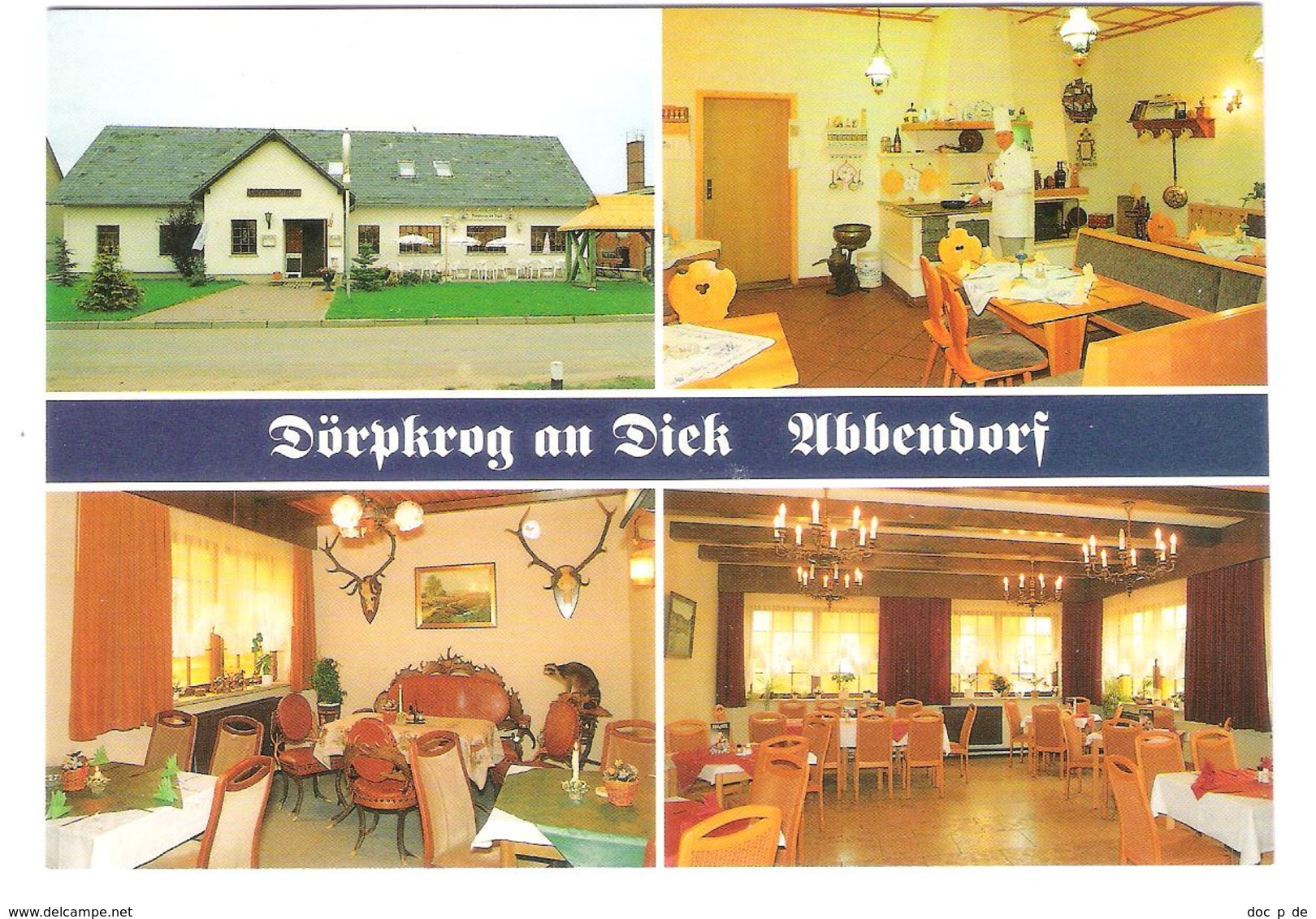 Deutschland - 19322 Abbendorf Bei Bad Wilsnack - Gasthof Restauranr Dörpkrog An Diek - Bad Wilsnack