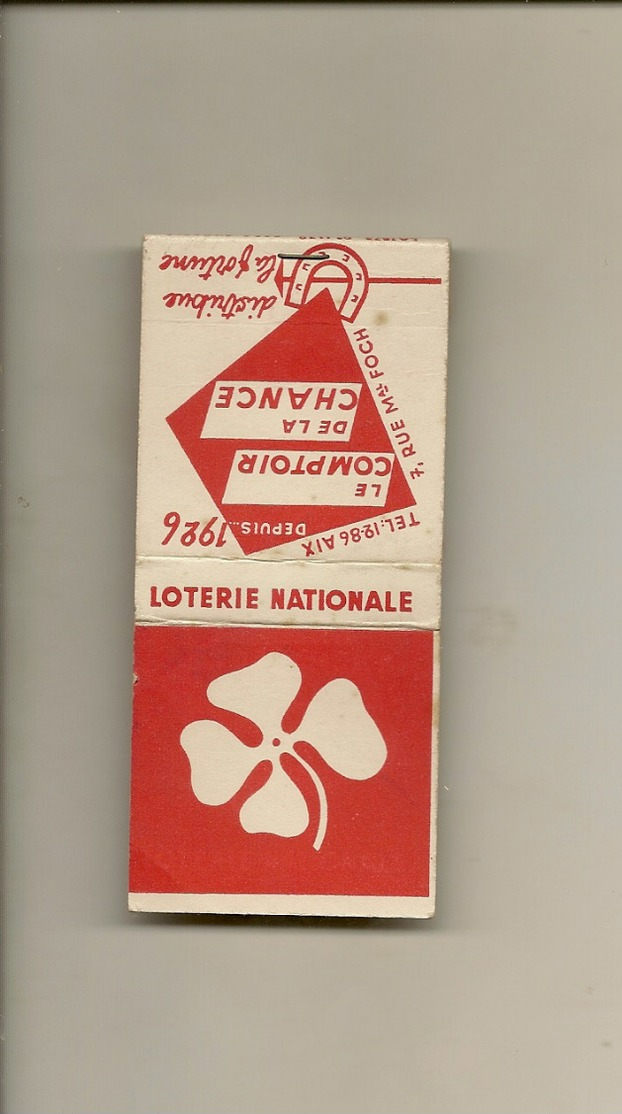 Pochette Allumettes LASTAR De 1956 Neuve Et Pleine:LOTERIE NATIONALE  LA 1873 - Boites D'allumettes