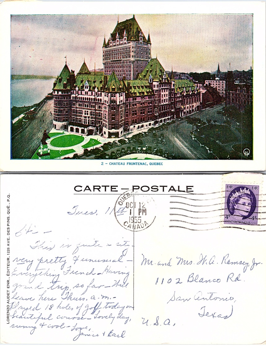 Canado Quebec - Québec - Château Frontenac