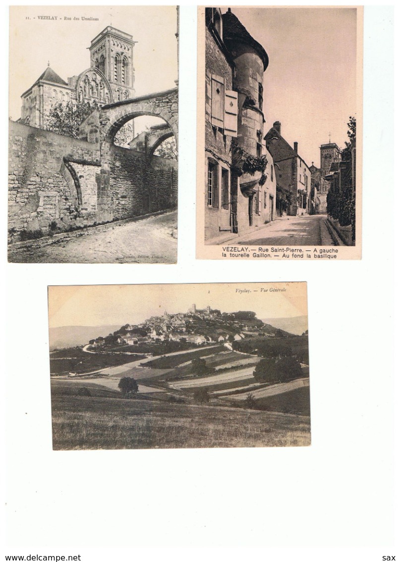 1935-723  22cp+ Mini Carnet Complet Vézelay Dep 89 La Vente Sera Retirée  Le 14-09 - Vezelay