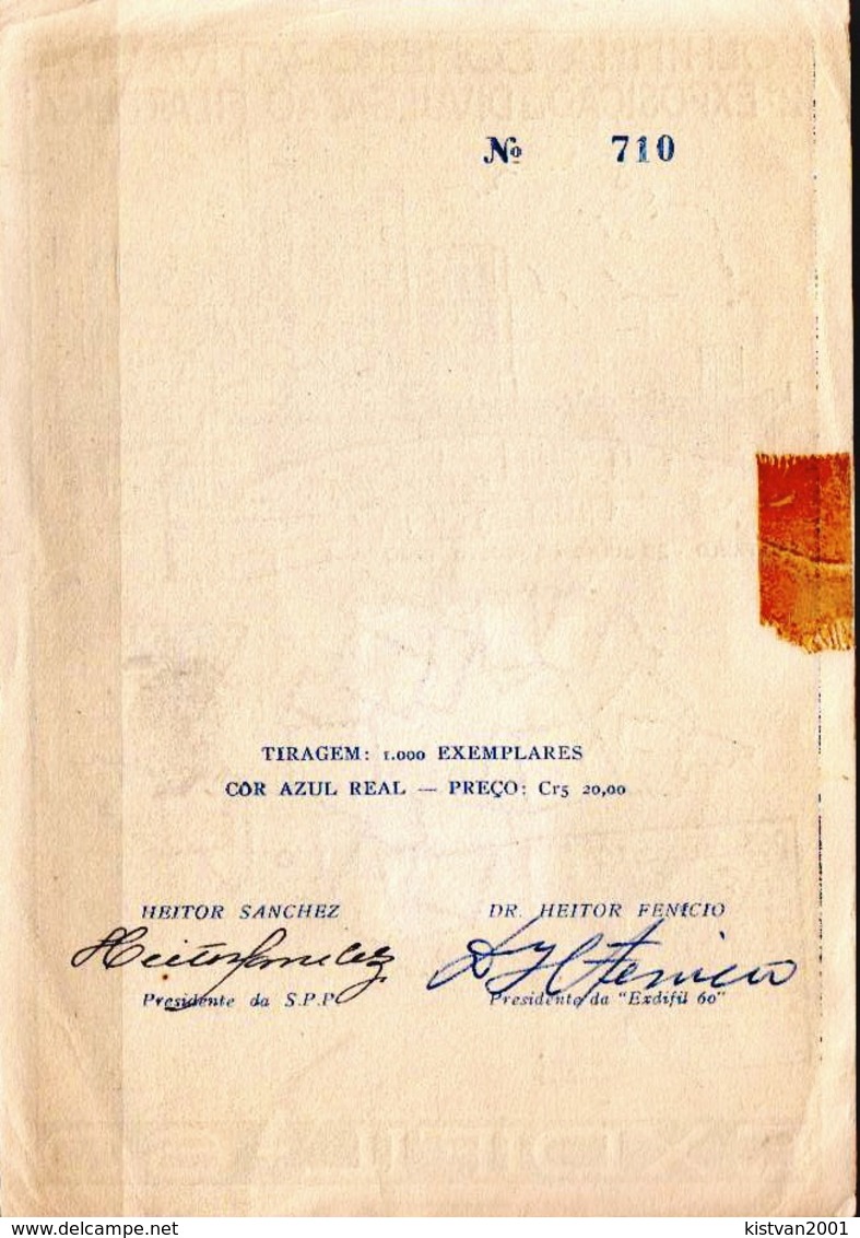 Postal History: Brazil Commemorative Card / Folhinha Comemorativa - Philatelic Exhibitions